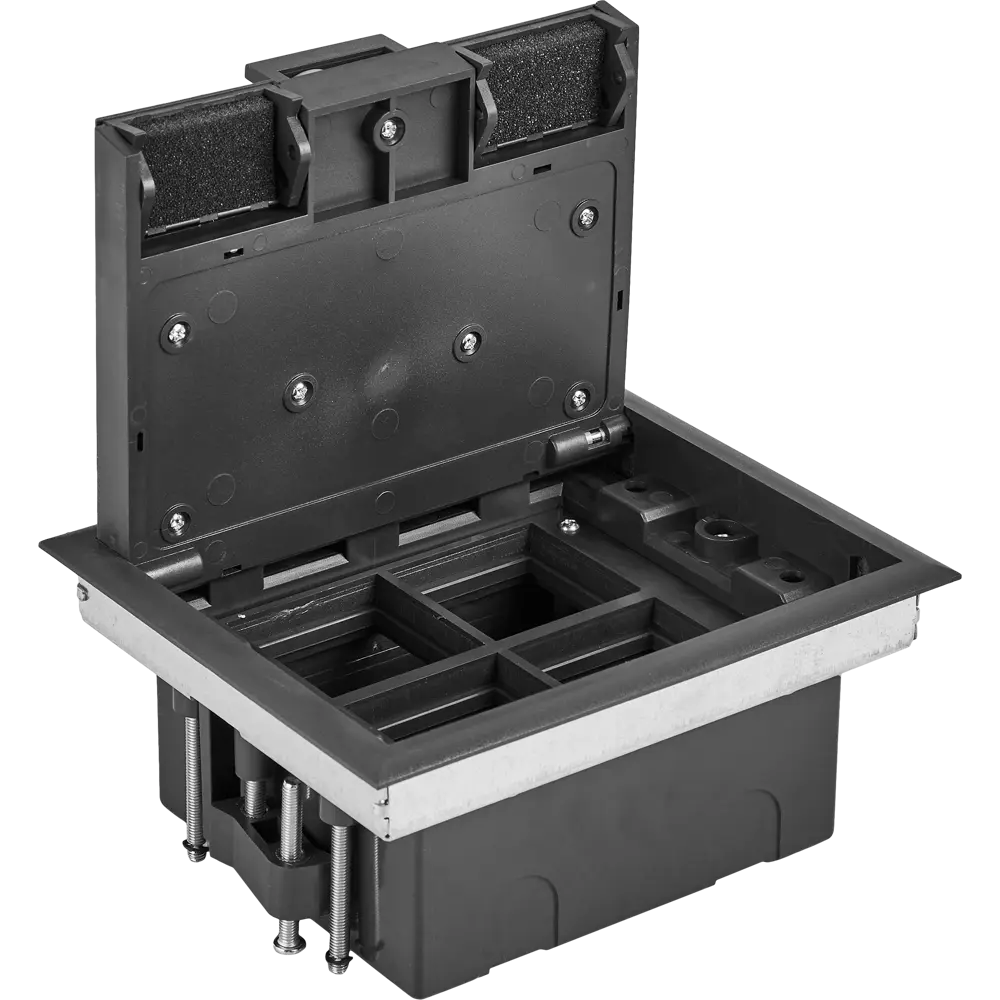 Люк в пол Экопласт LK45 4 поста 45x45 мм под наливные и фальшполы IP40 пластик STLM-2117113 - Вид №2