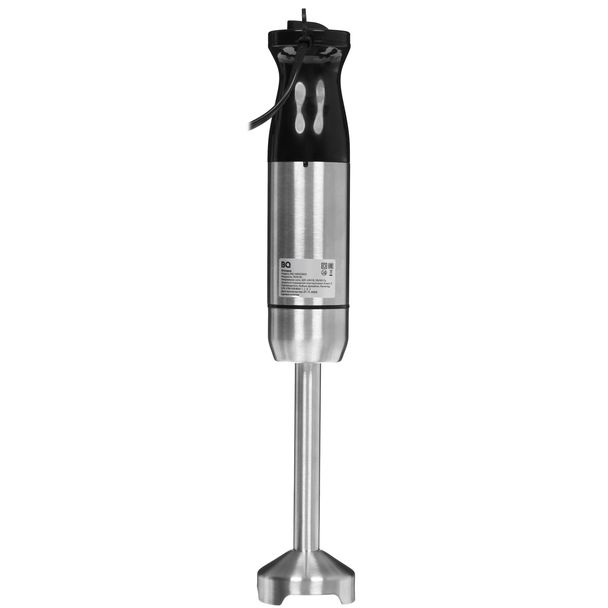 5069800 Блендер погружной BQ HB1234SS серебристый STDN-0128490 - Вид №4