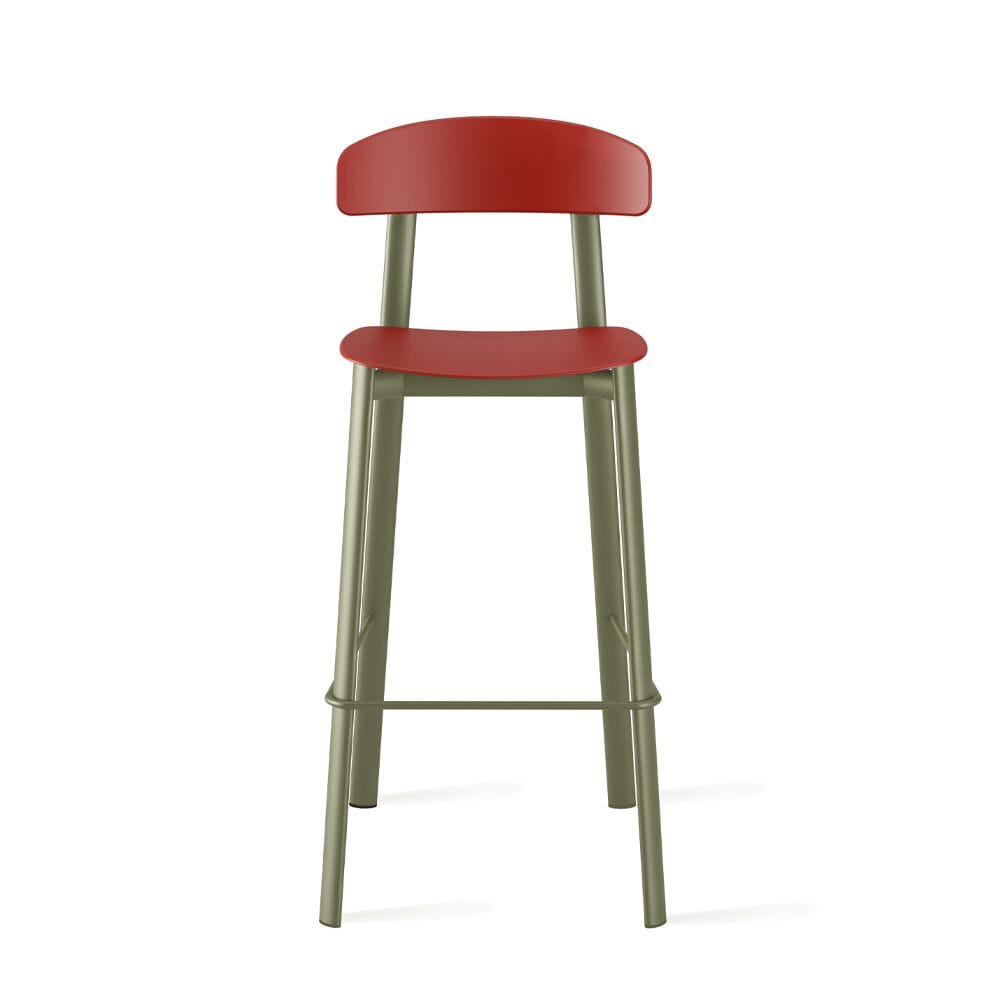 Высокий стул из полипропилена со спинкой Infiniti Feluca ARCH-00116572 - Вид №4