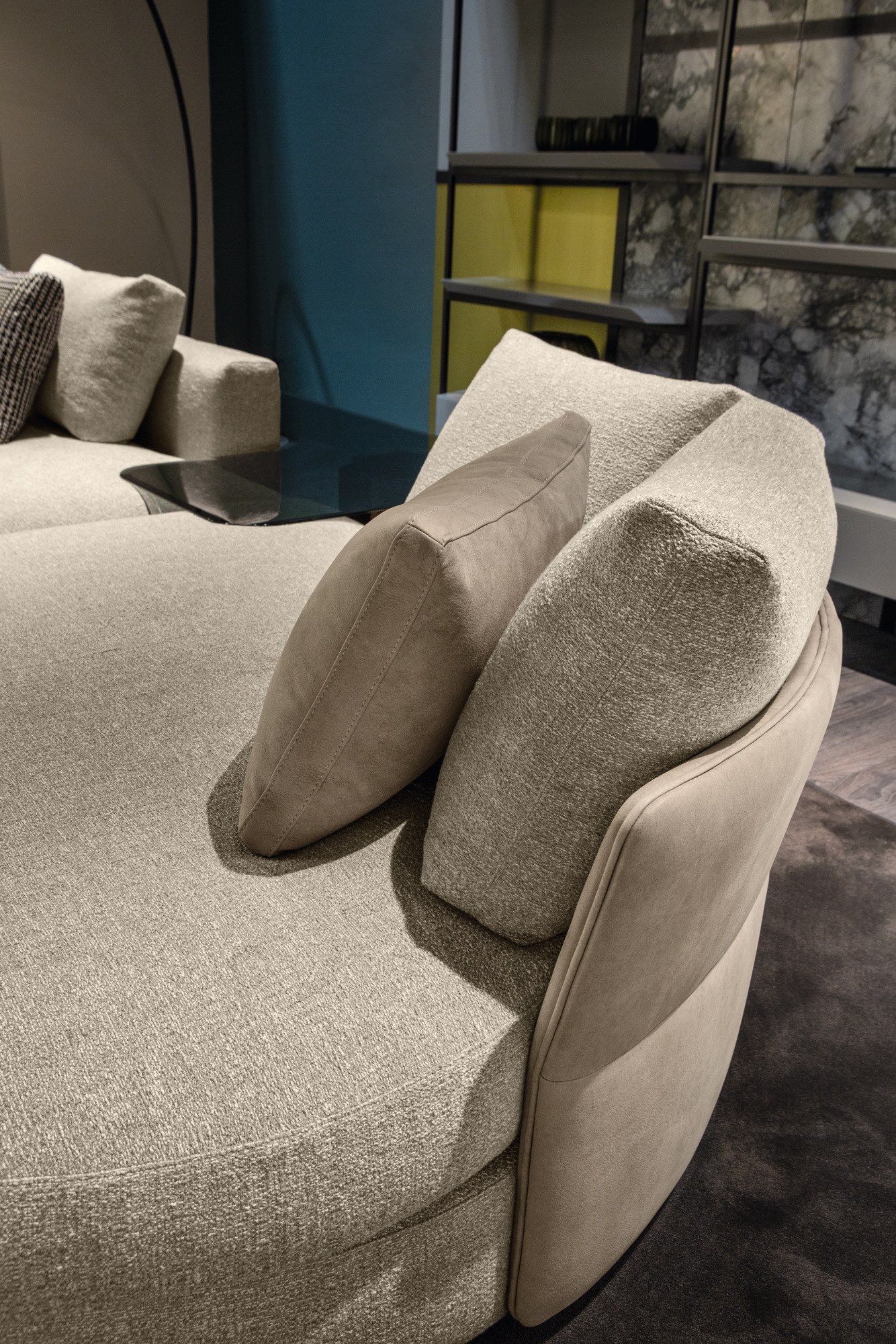 Тканевый диван с полуостровом Cantori Оазис ARCH-00073114 - Вид №4