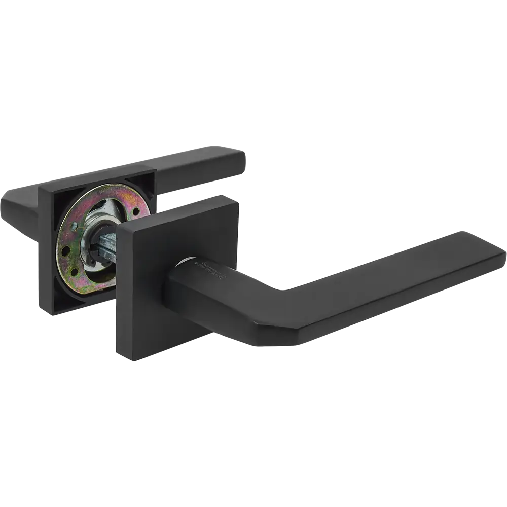 Ручка дверная на розетке Reinz Кераско, цвет черный RENZ STLM-2203678