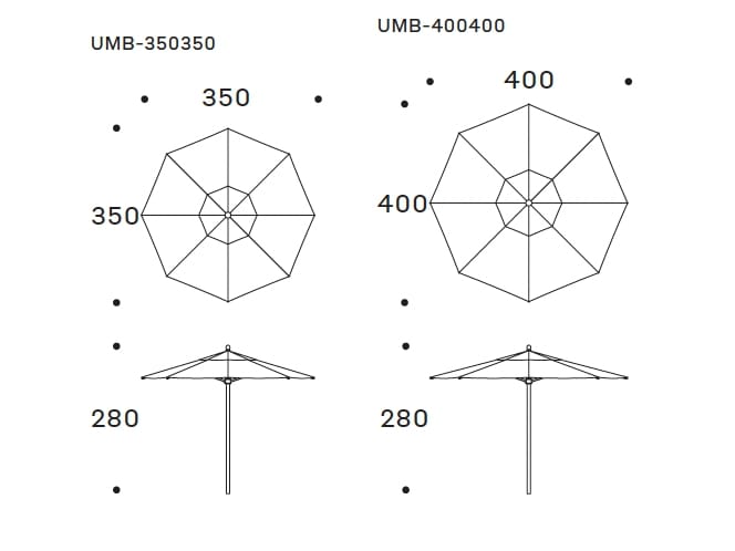 Зонт Nodo Italia OMBRELLONE ARCH-00121261 - Вид №7