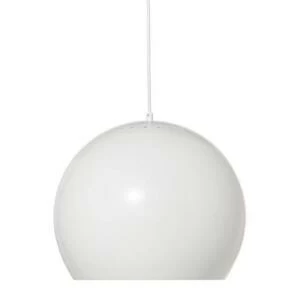 153066001 Лампа подвесная ball, 33хD40 см, белая матовая, белый шнур Frandsen