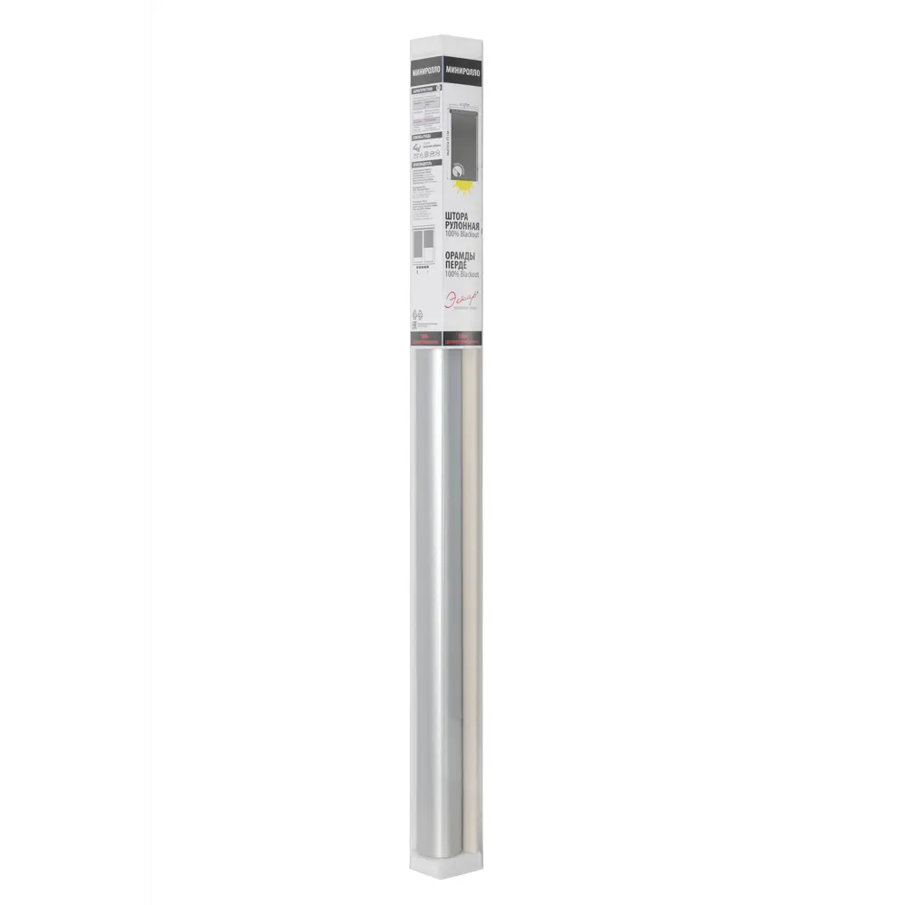 Штора рулонная блэкаут Эскар 60x160 см светло-бежевая Moon 6 BLACKOUT STLM-2073678 - Вид №4
