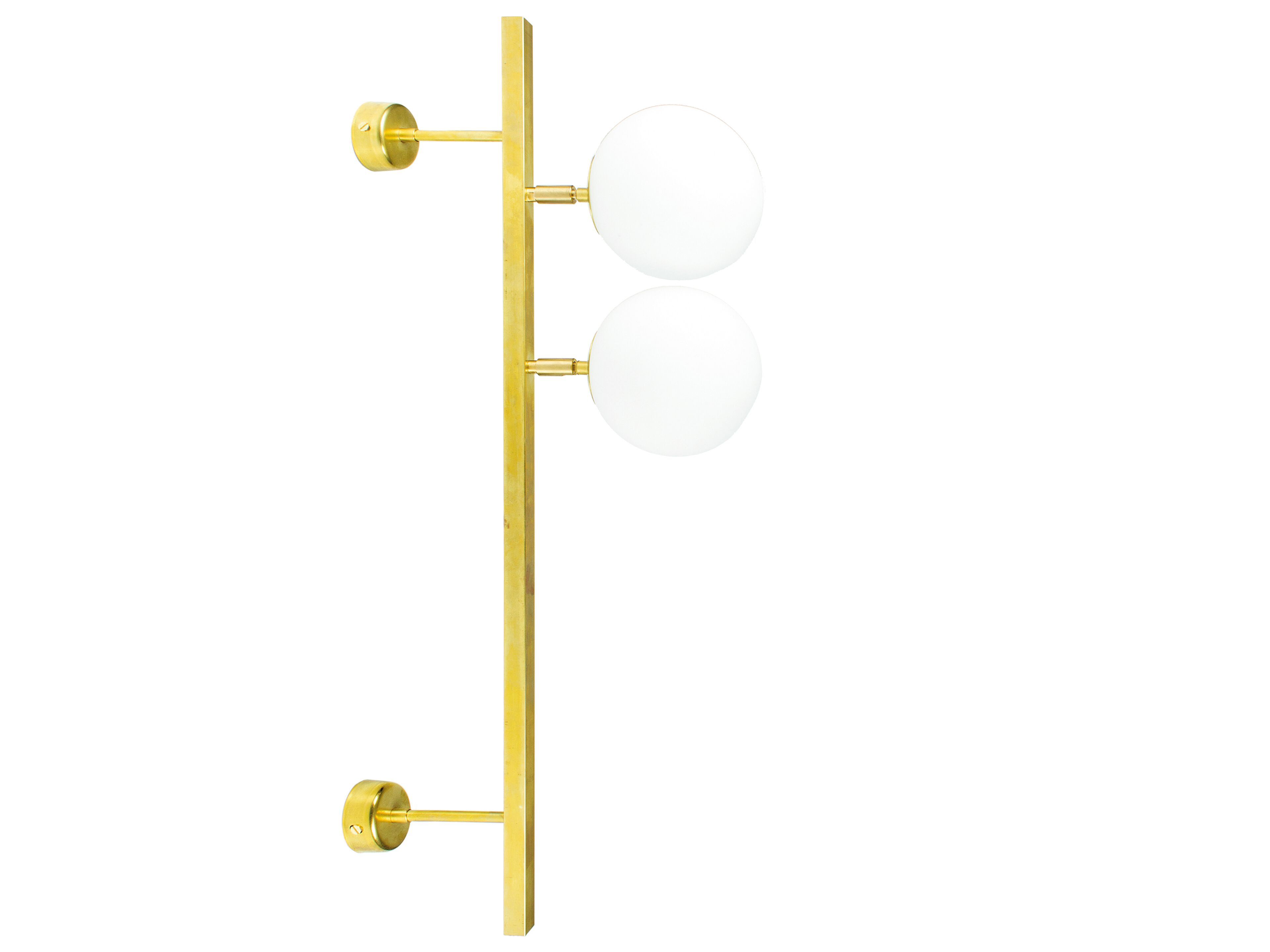 Латунный светодиодный настенный светильник Renzo Serafini сфера ARCH-00065229 - Вид №2