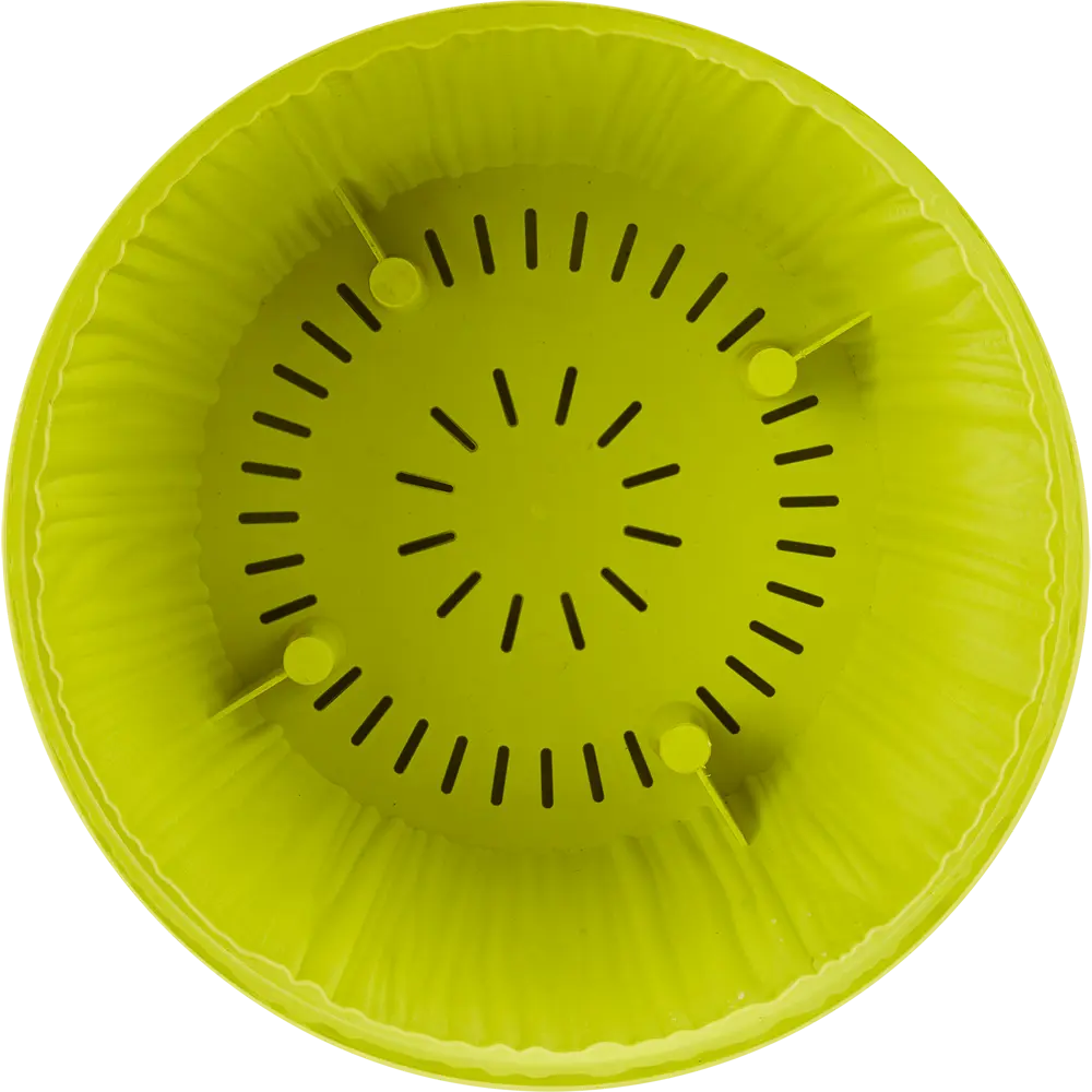 Горшок цветочный Ingreen Barcelona ø27 h24.3 см v9.6 л пластик салатовый STLM-2163455 - Вид №1