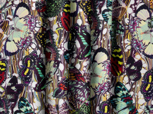 Многоцветная хлопчатобумажная ткань