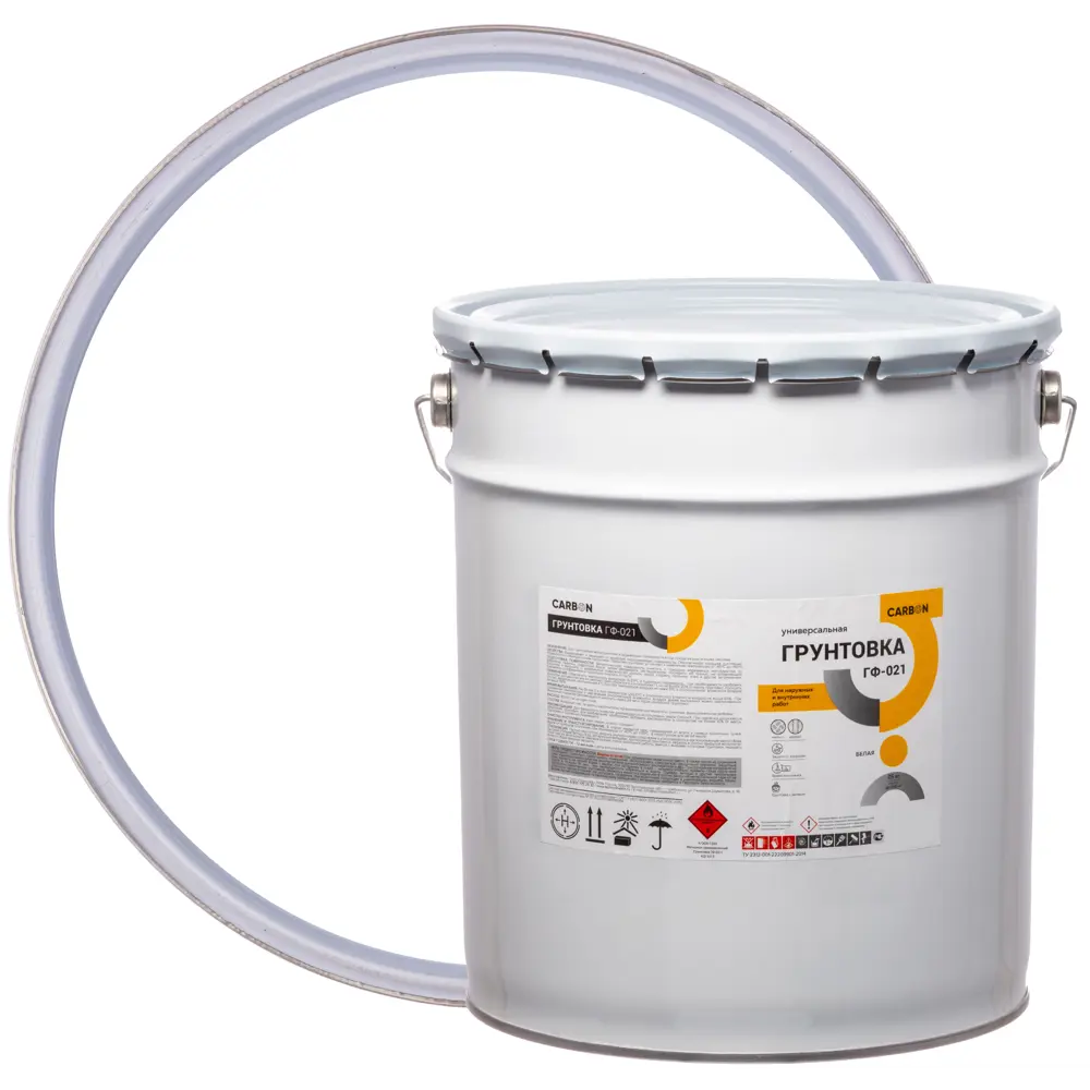 Грунтовка ГФ-021 Carbon белая 25 кг STLM-2192722