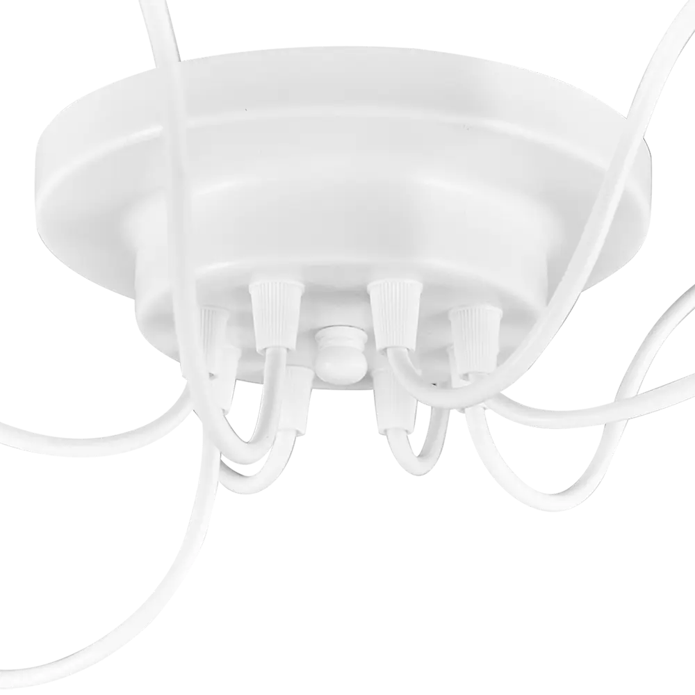 Люстра Vitaluce 8 ламп 24м² Е14 цвет белый матовый STLM-2189194 - Вид №2