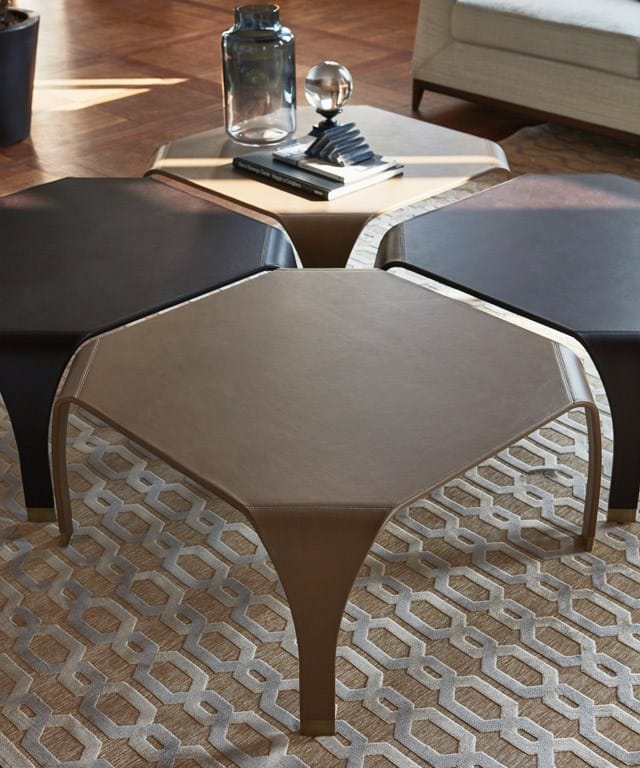 Кожаный низкий журнальный столик OAK Милан ARCH-00132857 - Вид №2