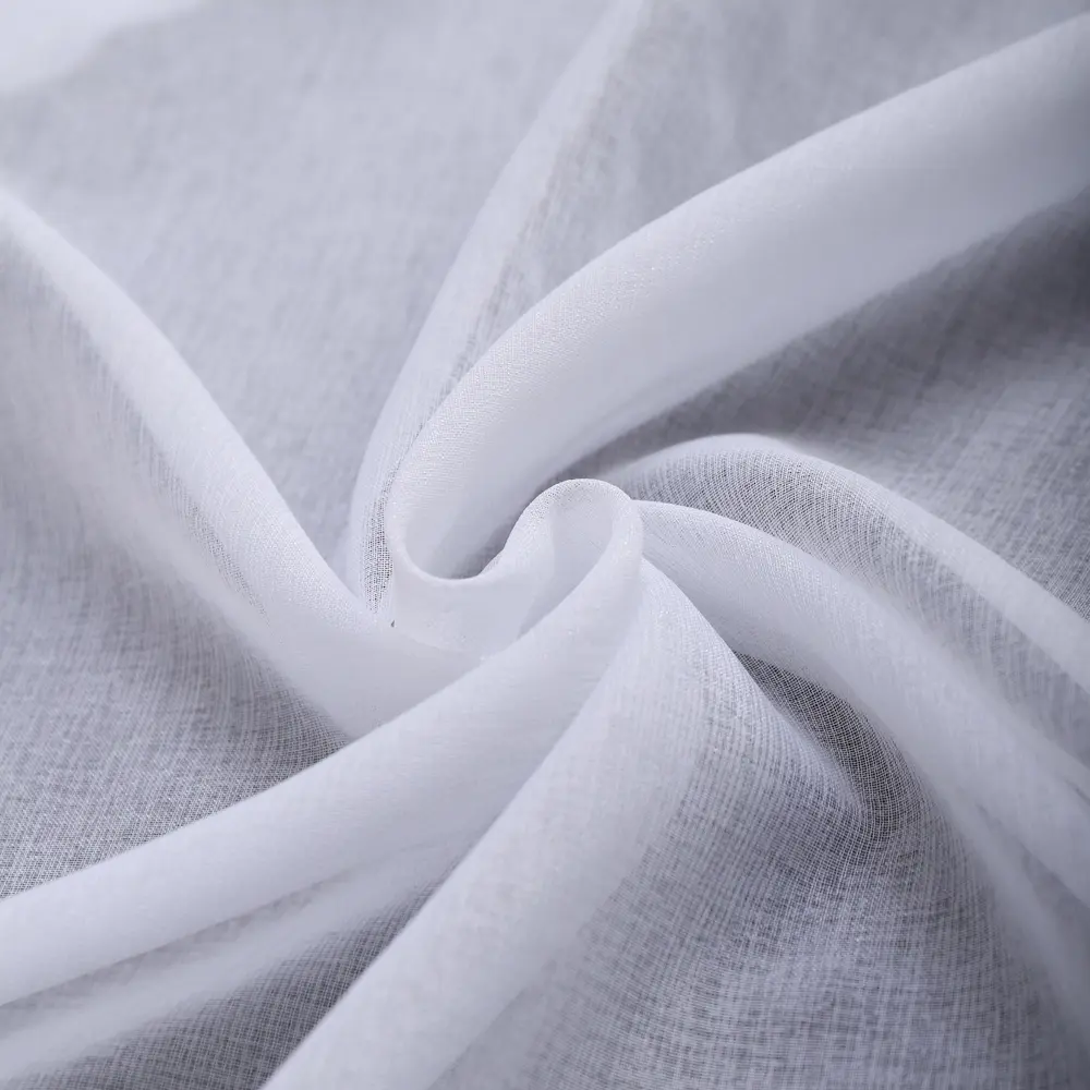 Тюль на ленте Agra 300x280 см фентези цвет белый AMORE MIO STLM-2146386 - Вид №1