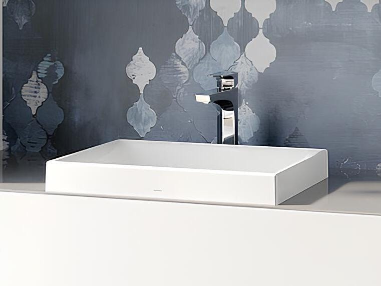 Керамическая прямоугольная раковина с полукругом TOTO CS ARCH-00088779