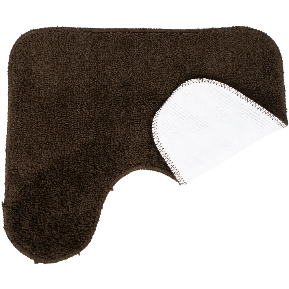 Коврик для туалета Sensea Lounge, 50х40 см, микрофибра, цвет коричневый STLM-2144465 - Вид №2