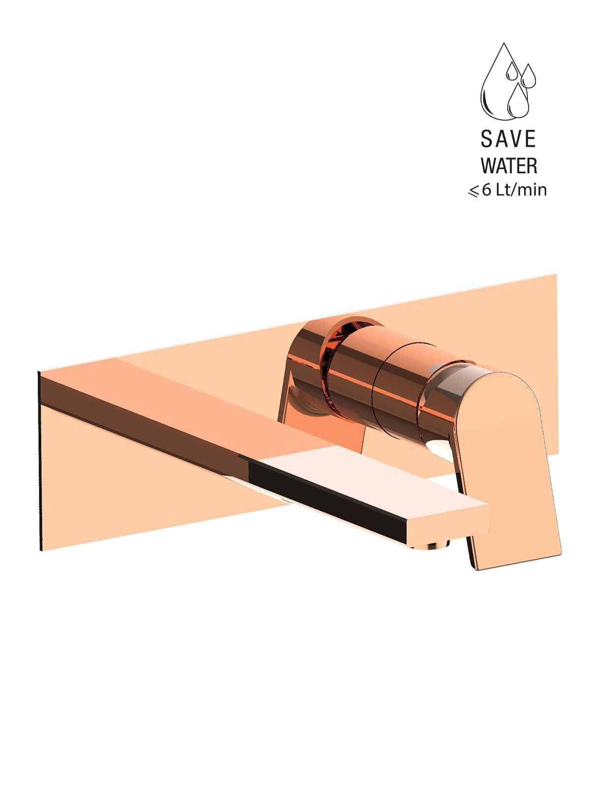 Однорычажный настенный смеситель для раковины без слива Rubinetterie Frattini Gintonic ARCH-00131555 - Вид №18