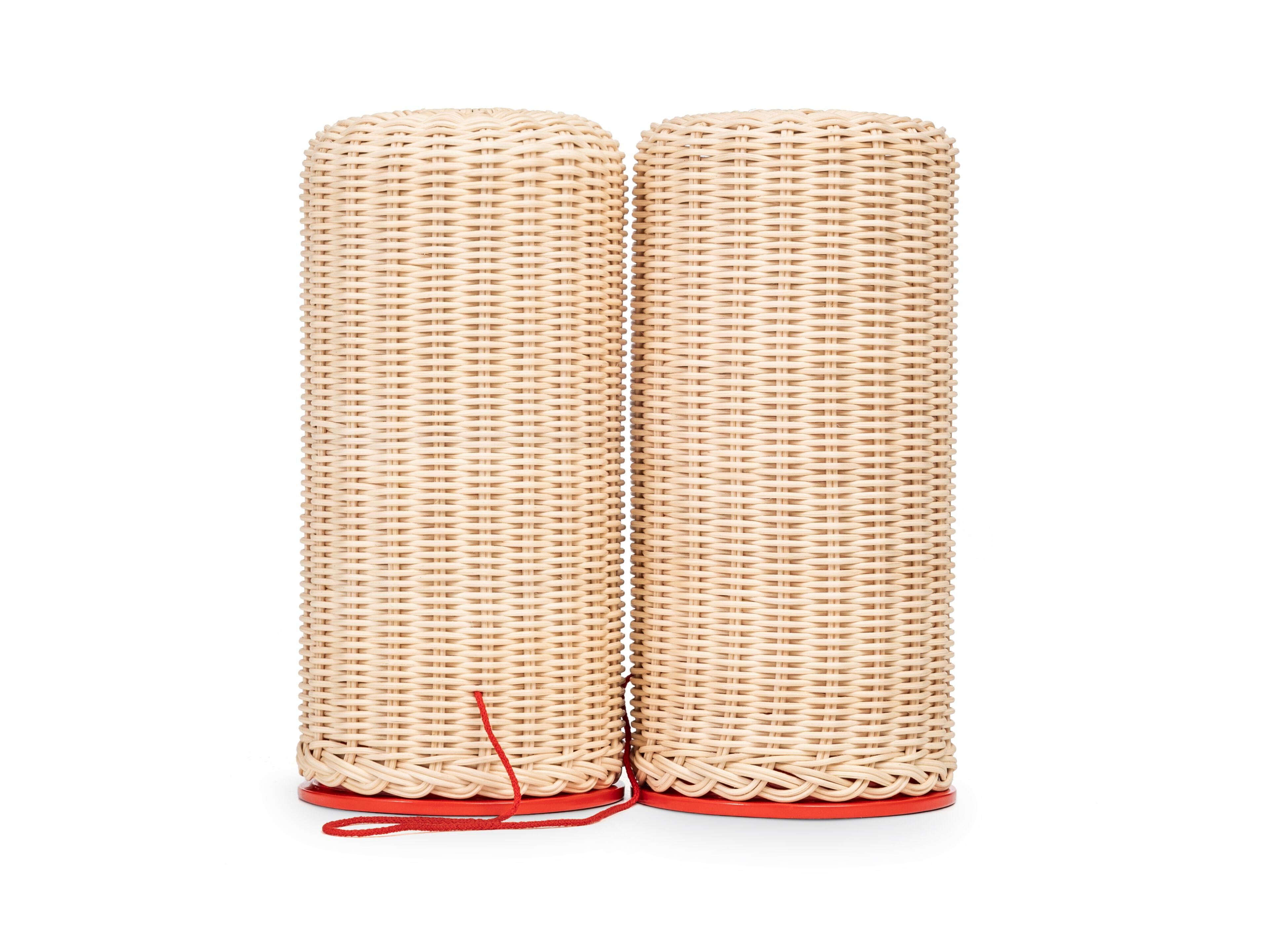 Круглая ваза из медуллина Bottega Intreccio SIMBIOSI ARCH-00082724 - Вид №2