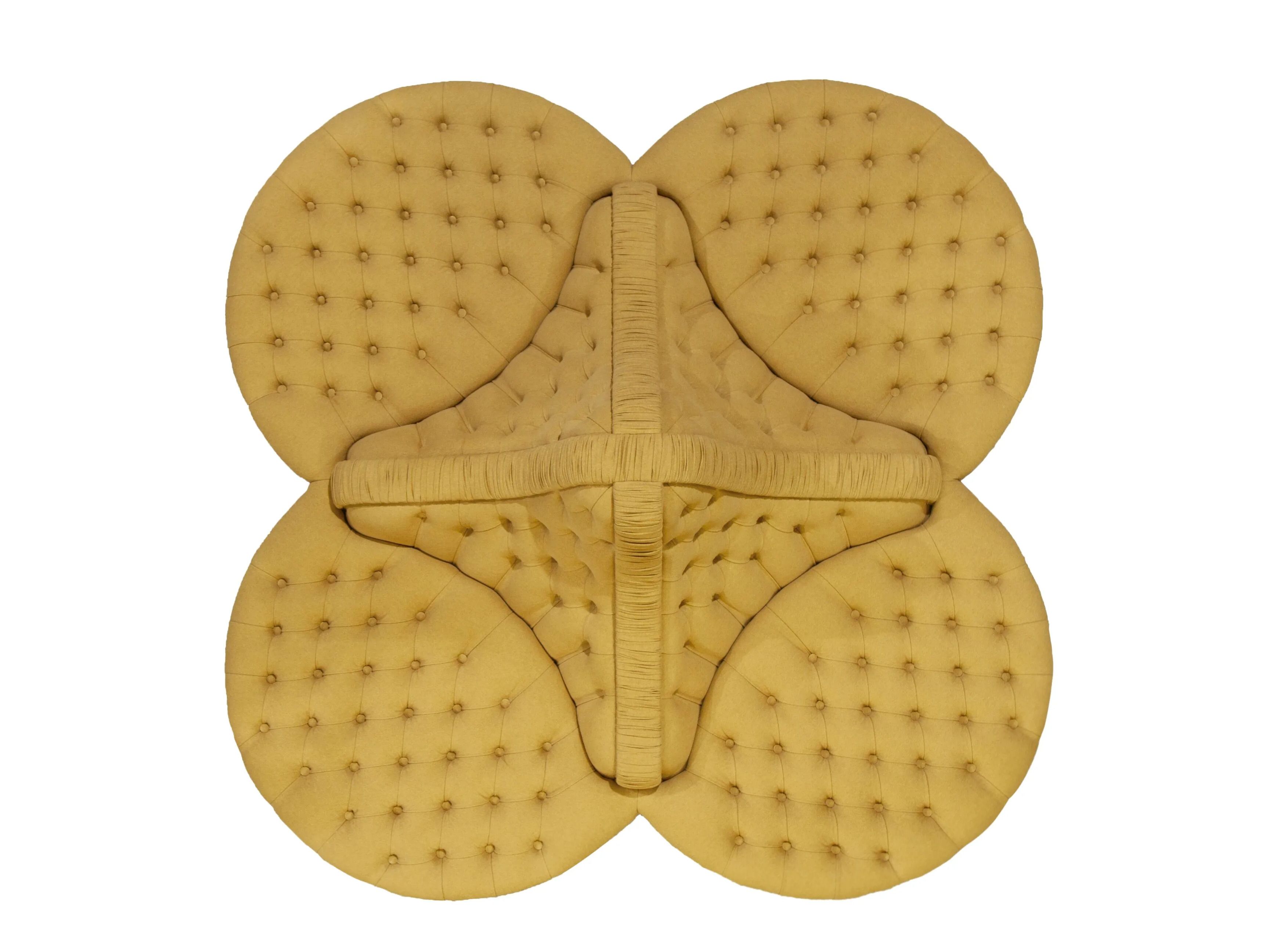 Капитонный диван с подголовником на 4 места CREARTE COLLECTIONS LAB VICTORIAN CONVERSATIONS ARCH-00134188 - Вид №4