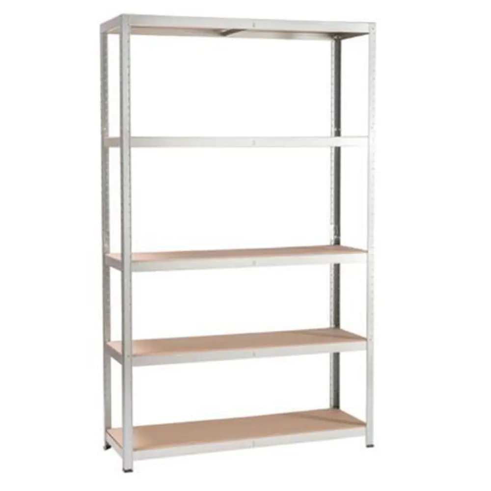 Стеллаж металлический Spaceo 196x120x40 см, 300 кг, цвет серый STLM-2014577 - Вид №2