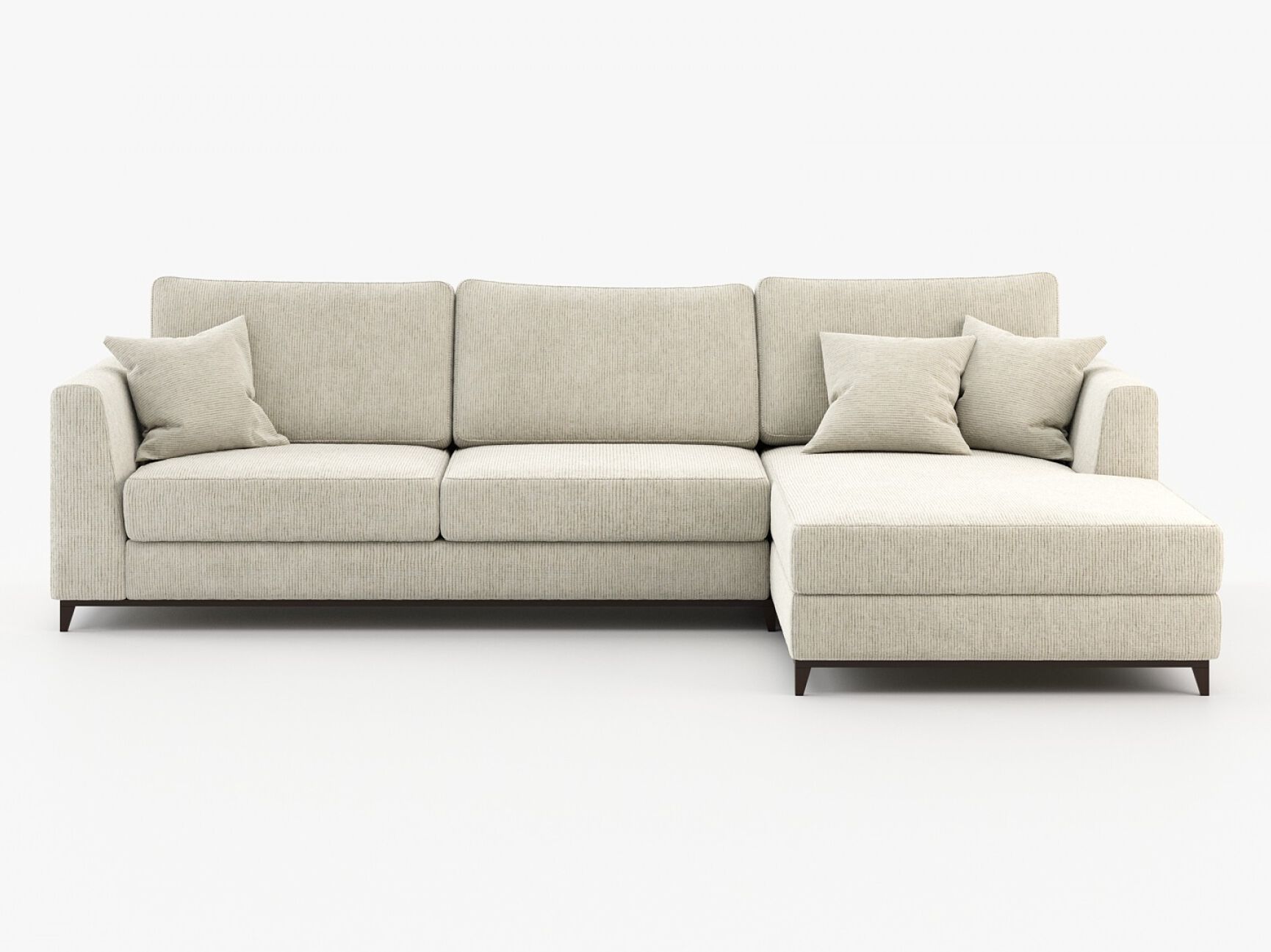 Тканевый диван с полуостровом Laskasas ARCH-00050829 - Вид №1