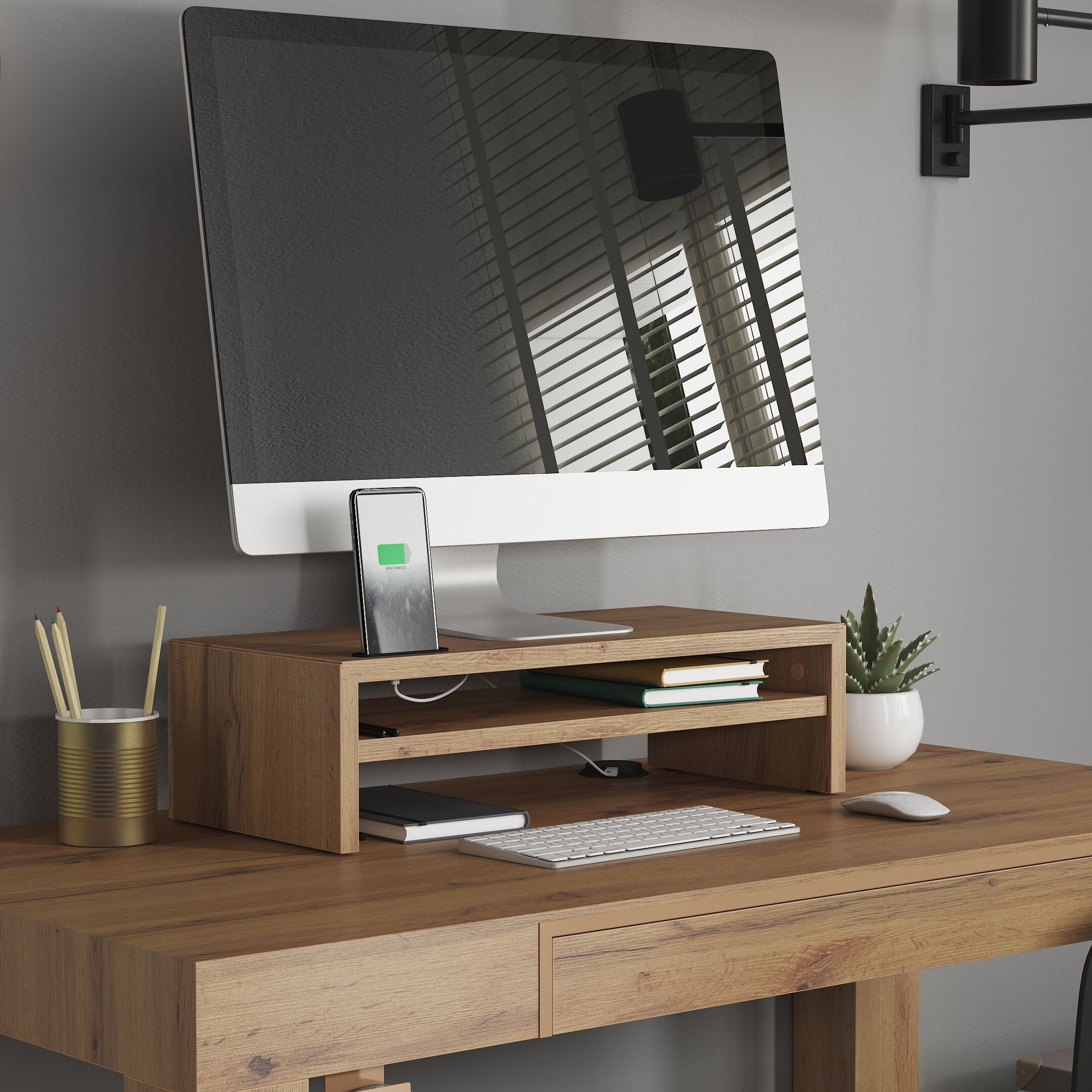 Настольная подставка для монитора/телевизора Mobili Fiver RIKI ARCH-00015711 - Вид №12