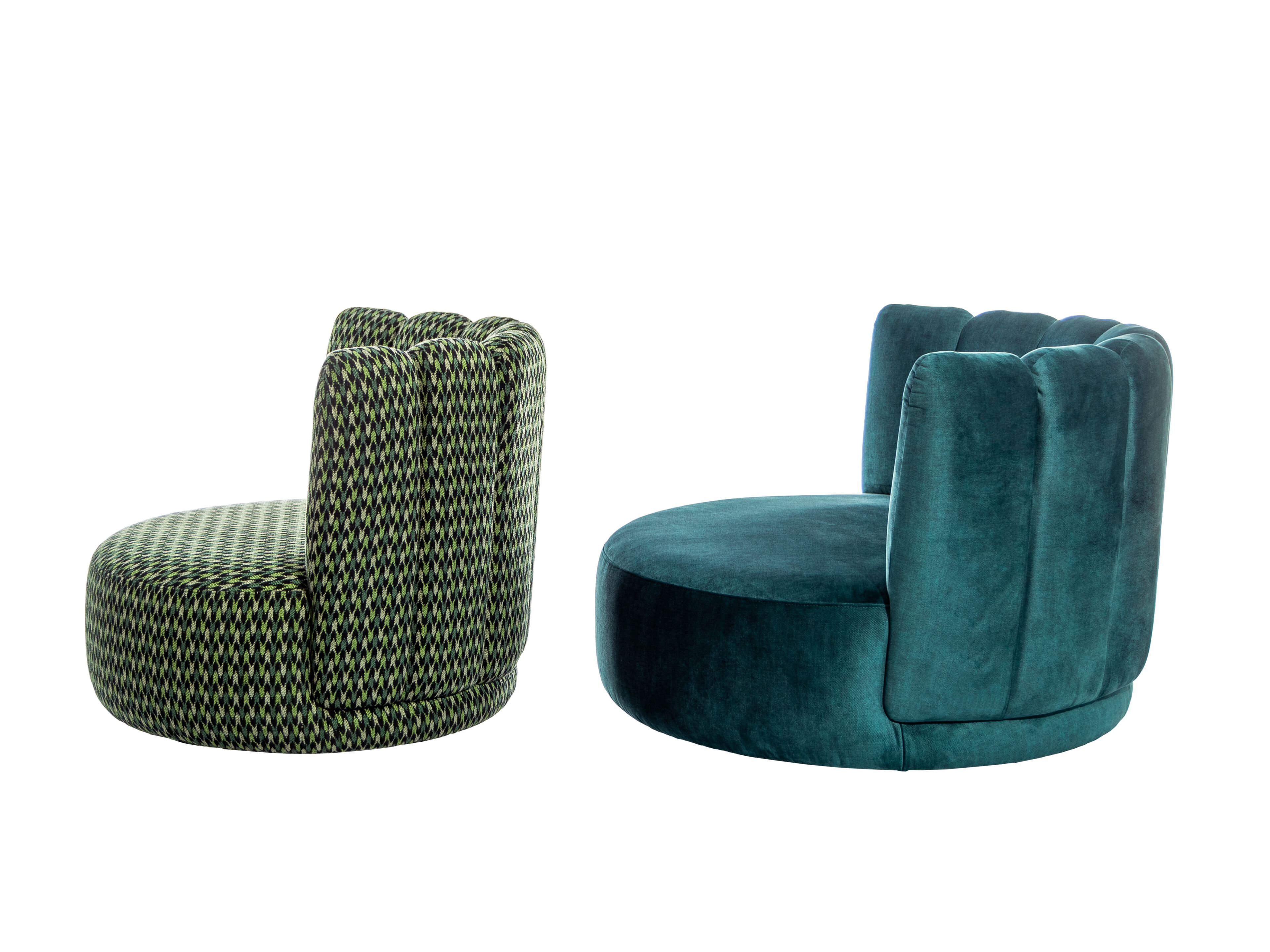 Тканевое кресло с подставкой для ног KFF ARCH-00148456 - Вид №8