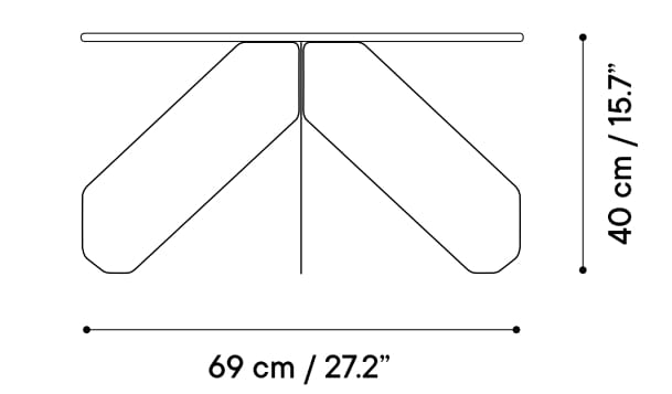 Круглый стол для сада с порошковым покрытием iSimar Мартини ARCH-00026391 - Вид №6