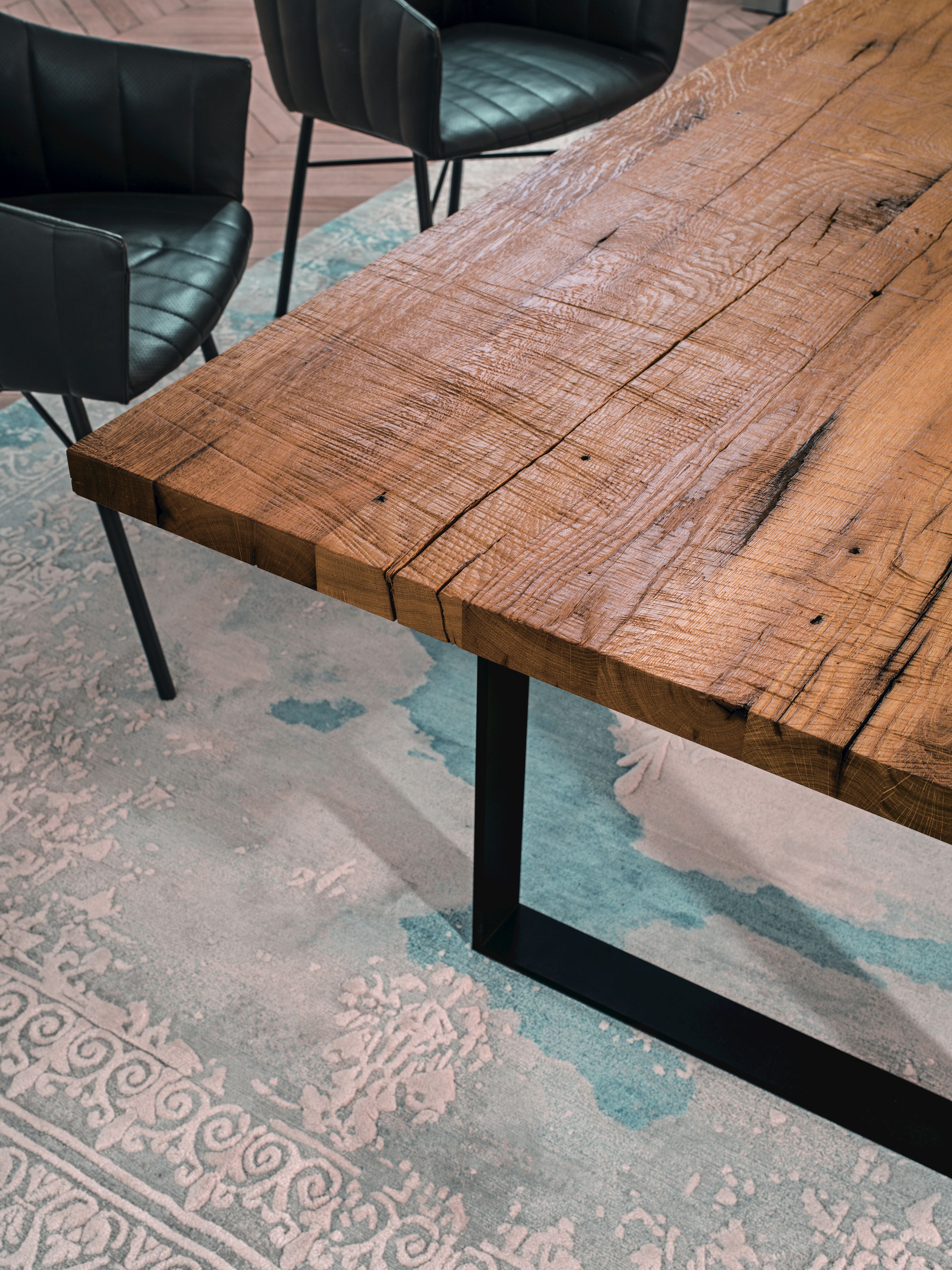 Прямоугольный обеденный стол из массива дерева JANUA SC 58 ARCH-00008726 - Вид №1