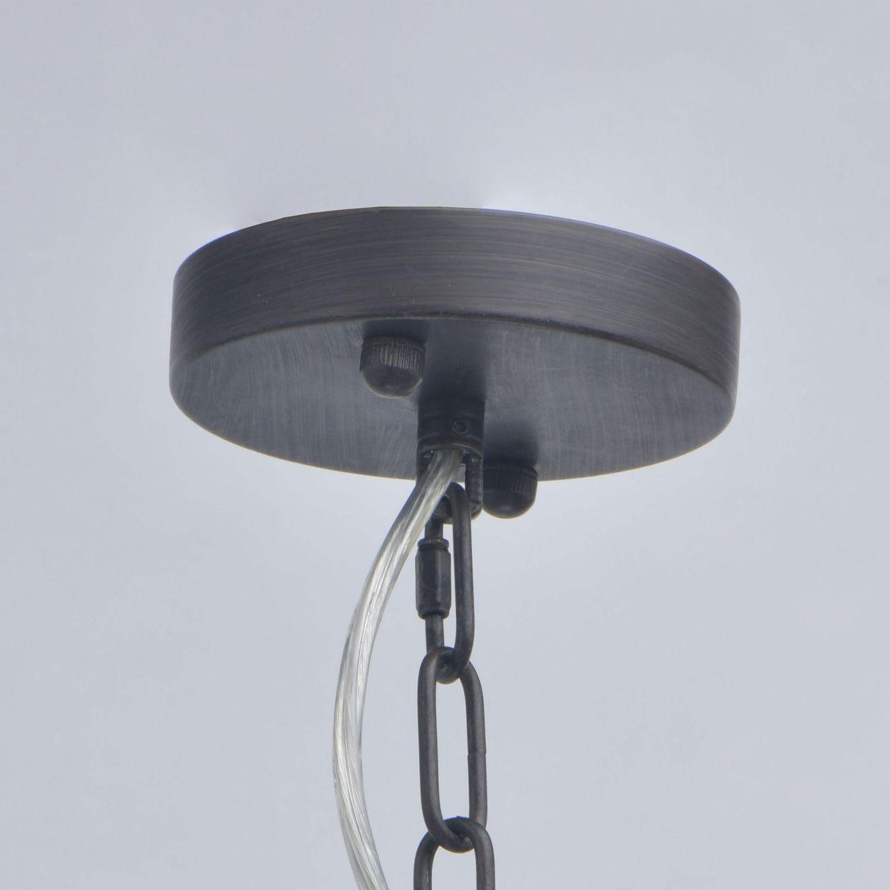 Подвесная люстра MW-Light Замок 249018605 MW-LIGHT ДИЗАЙНЕРСКИЕ, ЗАМОК 279672 Черный  - Вид №1