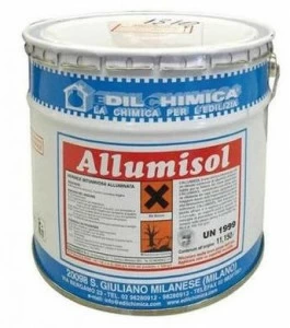 EDILCHIMICA Алюминированная битумно-смоляная краска Vernici protettive all'alluminio