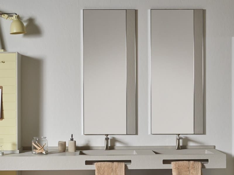 Прямоугольное зеркало в Akron© с рамкой Acquabella Выставка ARCH-00149315 - Вид №4