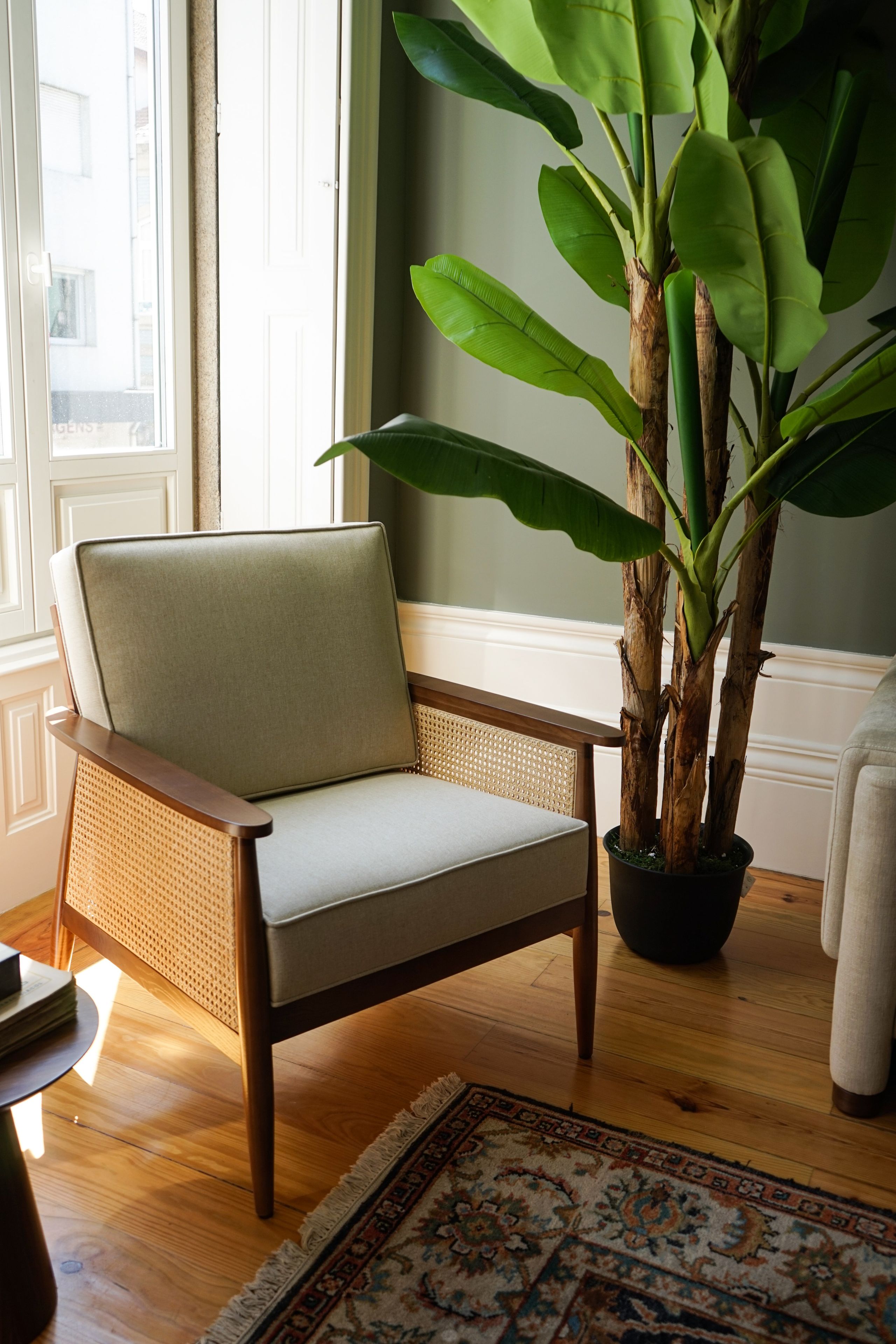 Бархатное кресло с подлокотниками Stylish Club Natur ARCH-00039227 - Вид №6