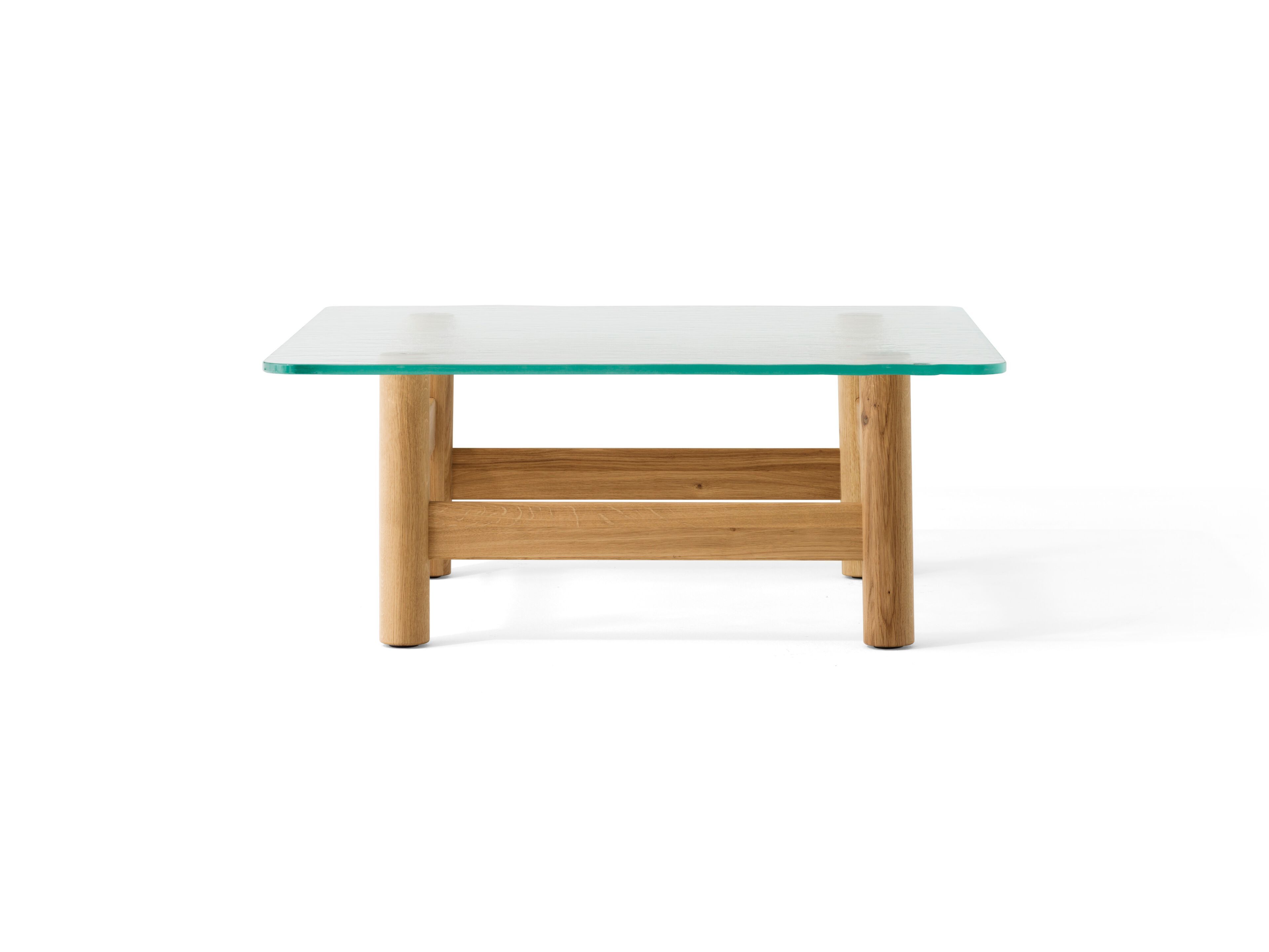 Квадратный деревянный и стеклянный журнальный столик Audo Copenhagen Бразилиа ARCH-00029274 - Вид №13