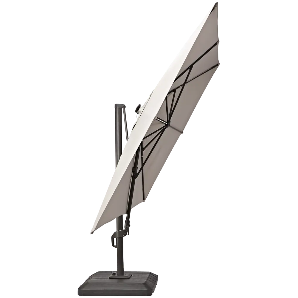 Зонт садовый Naterial Sonora 2.8х3.9 м бежевый с подставкой STLM-2005796 - Вид №7