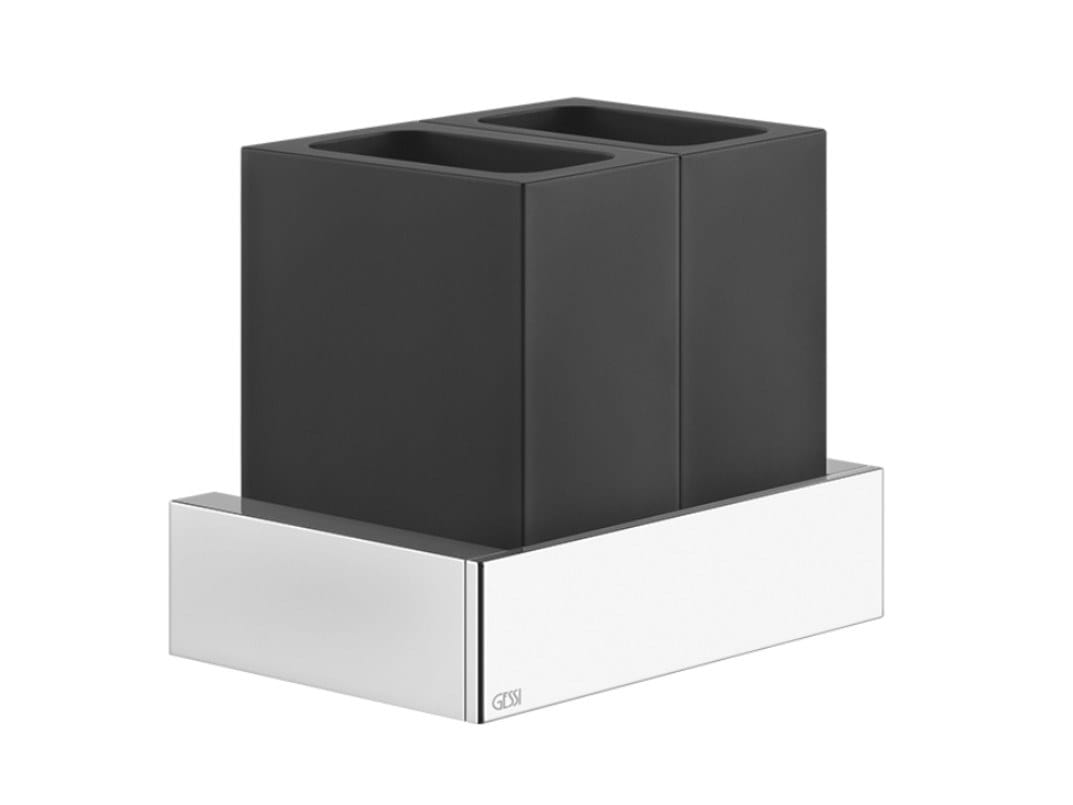 Настенный держатель зубной щетки из смолы и латуни Gessi прямоугольник ARCH-00085170 - Вид №3