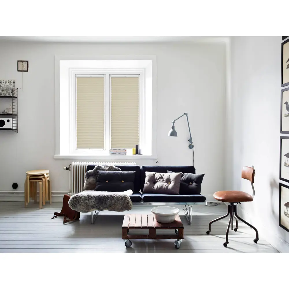 Плиссе с ручкой Плайн-Л 65х160 см текстиль цвет бежевый Santreyd STLM-2070500 - Вид №4