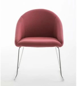 Luxy Тканевый стул на санках с подлокотниками Bloom 4blfn46, 4blfb48, 4blfc50