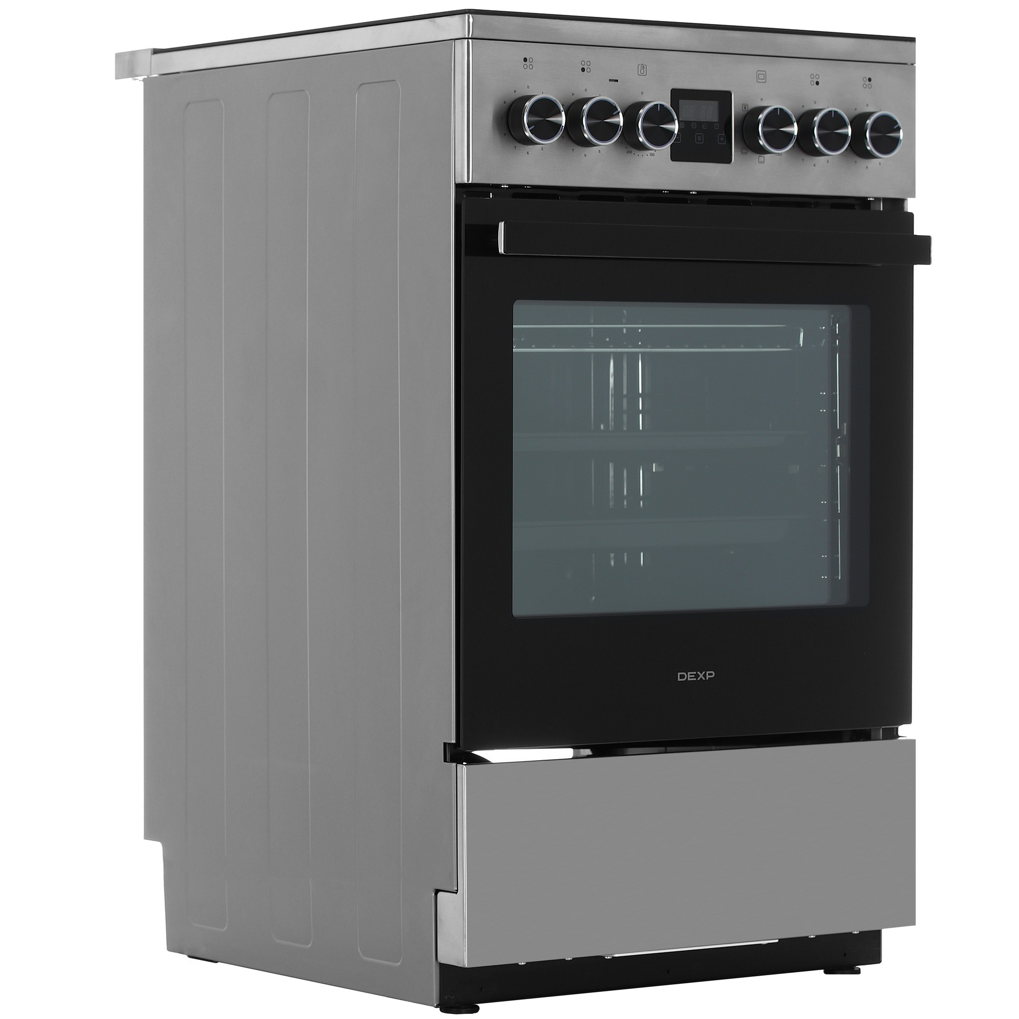 9119771 Электрическая плита DEXP E35-2 серебристый STDN-0083880 - Вид №1