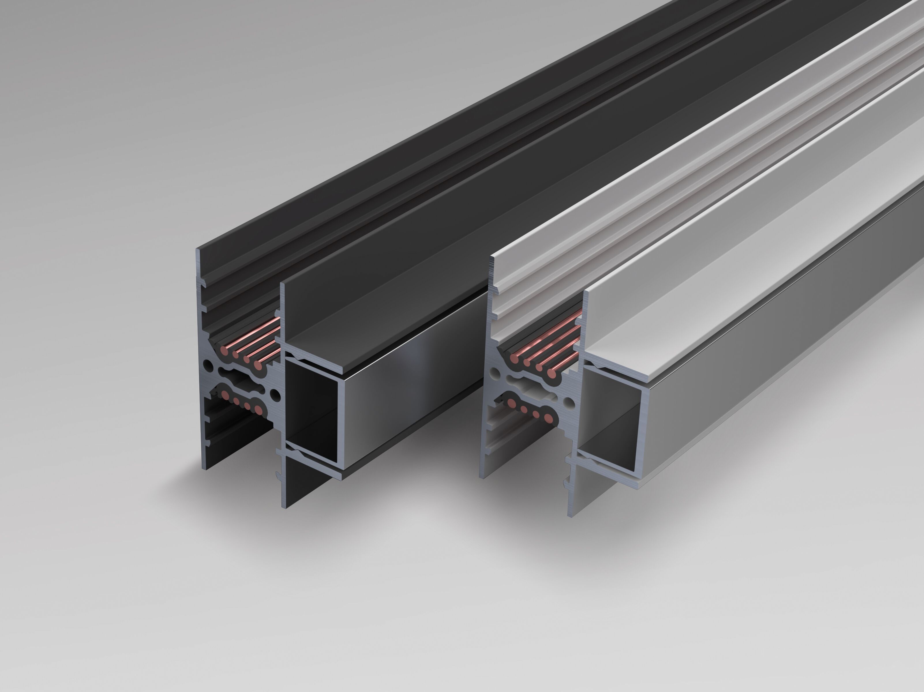 Экструдированная алюминиевая система освещения трека Letroh VIAVAI ARCH-00024459 - Вид №1