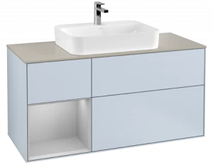 Villeroy&Boch Тумба под раковину Прямоугольная версия F413GJHA Finion Cloud Matt Lacquer