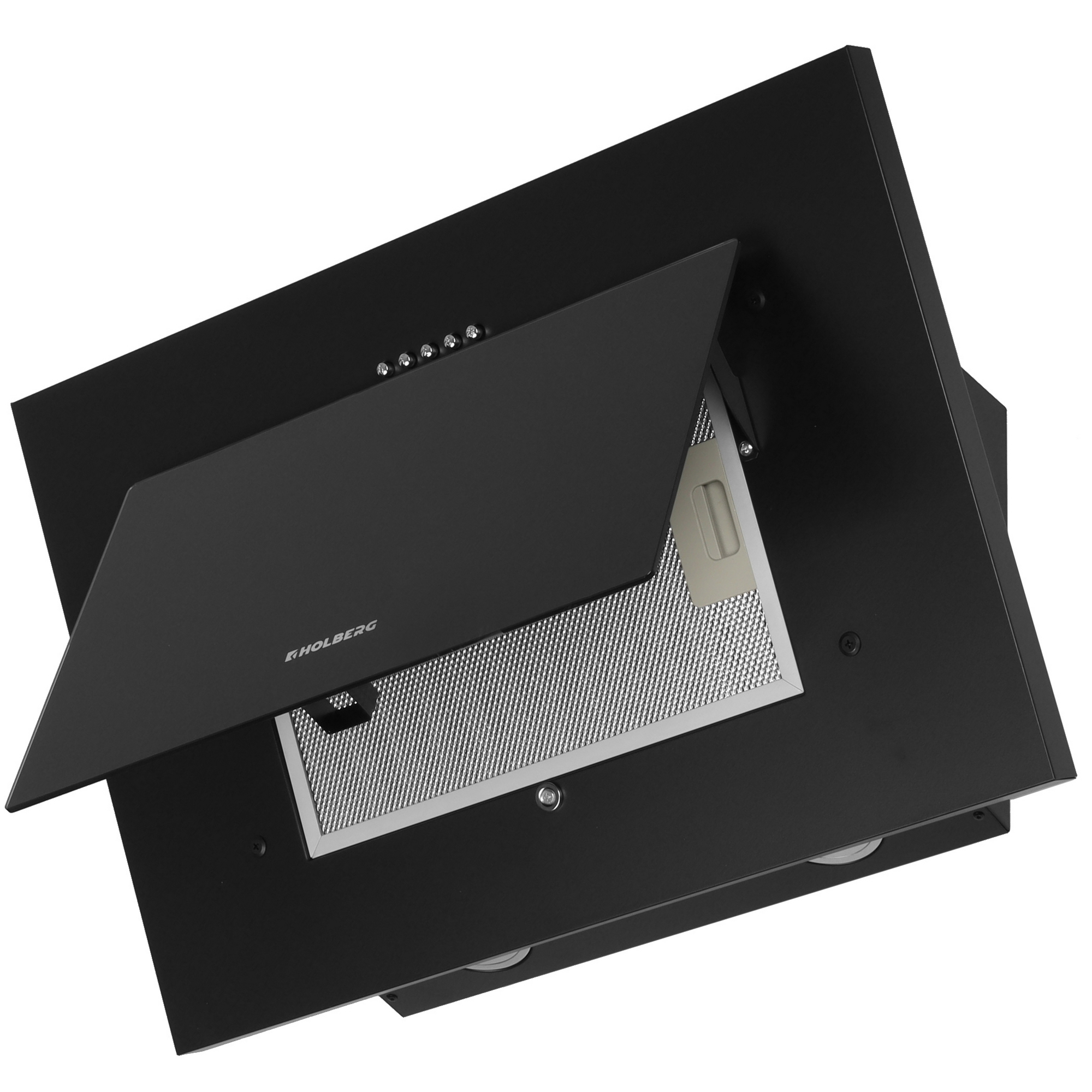 9118241 Вытяжка наклонная HOLBERG Delta 600BL черный/черный STDN-0089513 - Вид №2