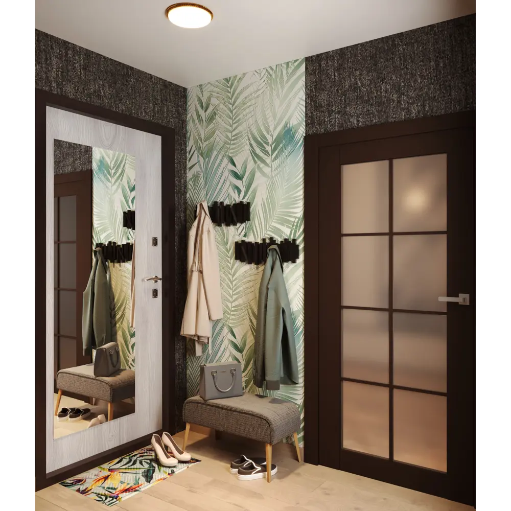 Банкетка велюр Seasons Остин серый 70x35x37.5 см STLM-2179949 - Вид №4