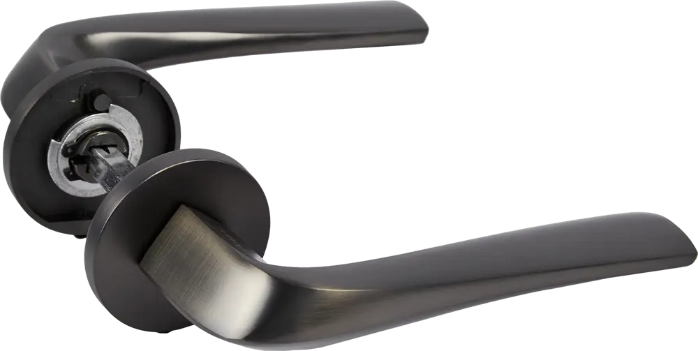 Дверные ручки Puerto Соффиони в матовом черном никеле 86523199