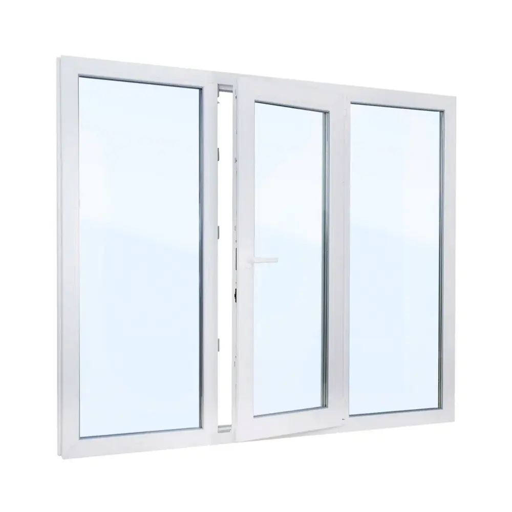 Пластиковое окно ПВХ VEKA одностворчатое 1400x2100 мм (ВxШ) двуxкамерный стеклопакет белый (с двух сторон) STLM-2174883