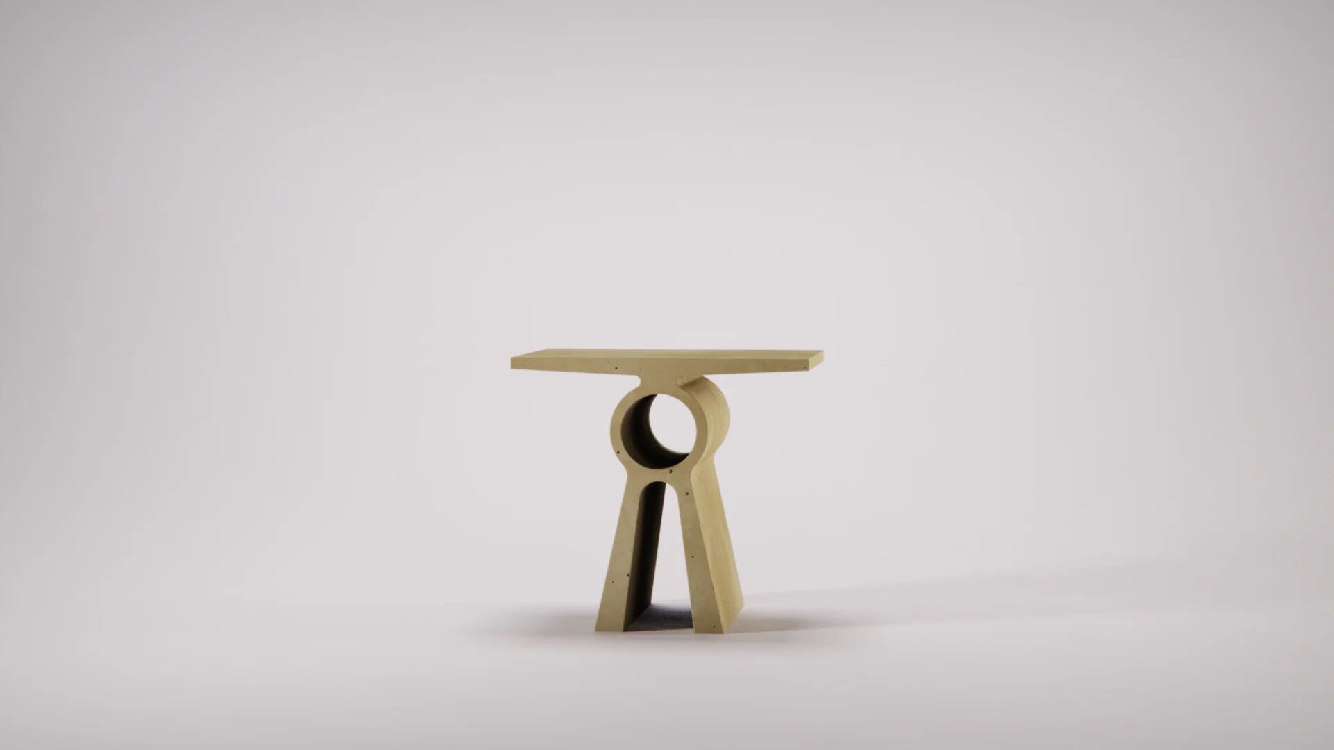 Прямоугольный бетонный журнальный столик Forma&Cemento Abecedario ARCH-00125063 - Вид №10