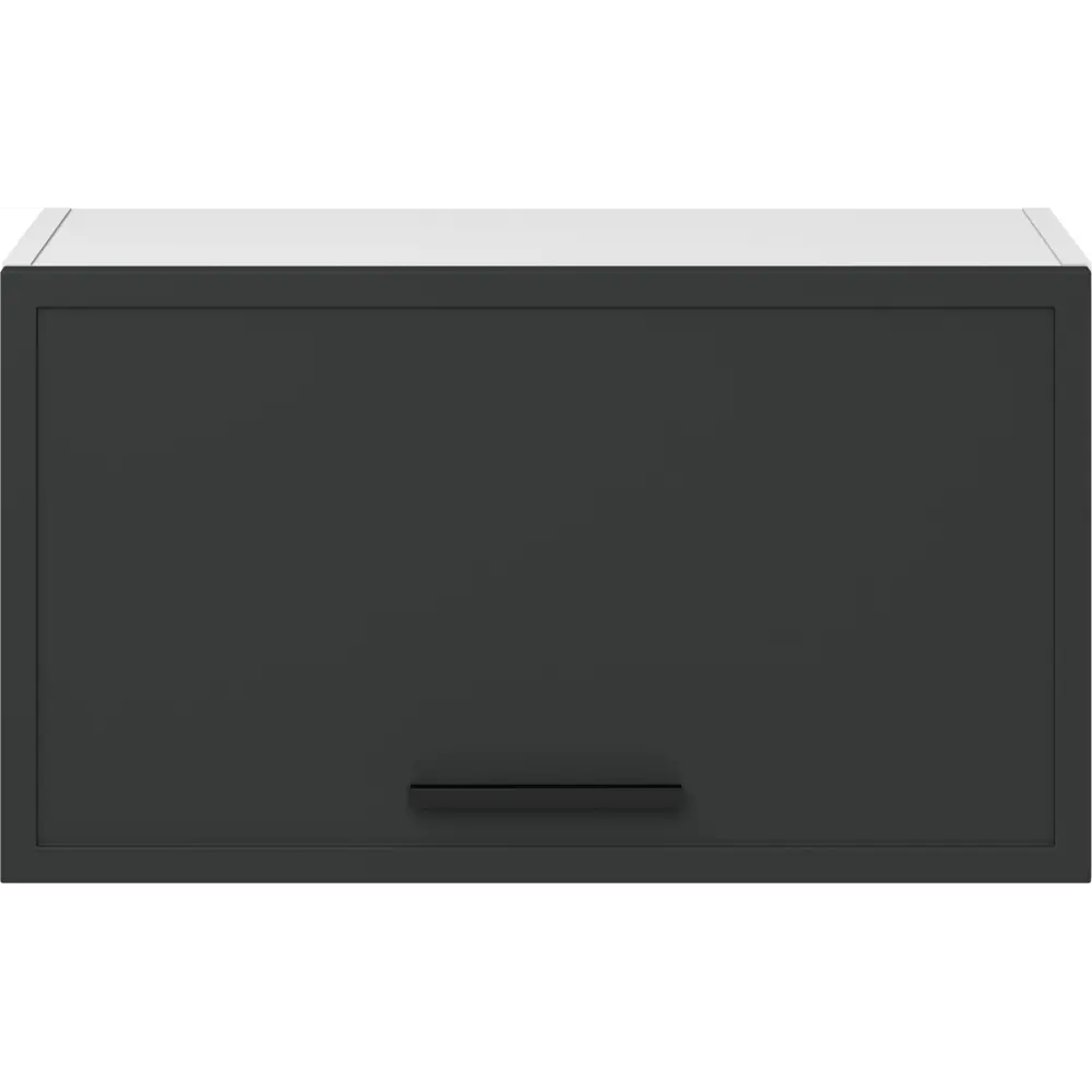 Навесной шкаф Hepo 60x33.8x29 см KONSENSA ЛДСП цвет серый Неро STLM-2169374 - Вид №4