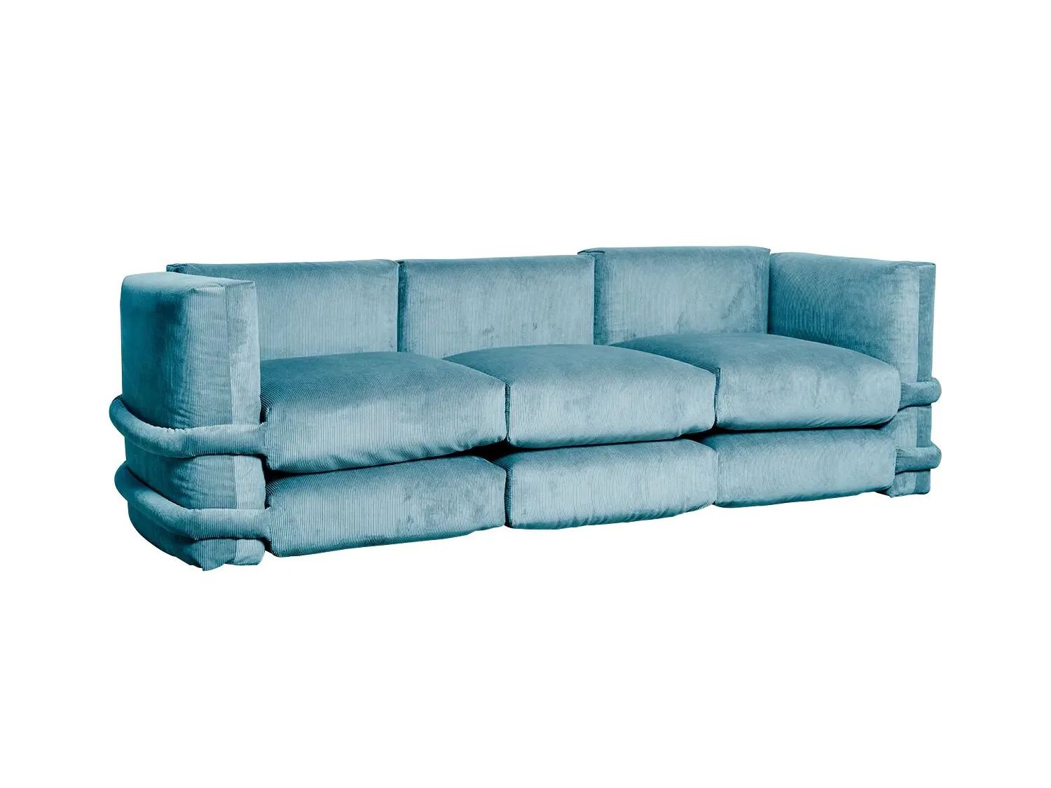 Модульный бархатный диван BD Barcelona PILLOW CORDUROY ARCH-00069469 - Вид №10