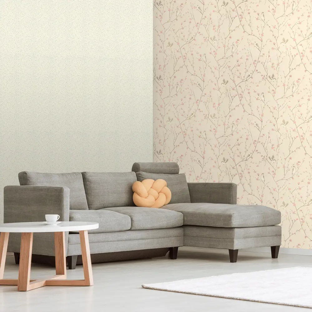 Обои флизелиновые Deco-Deco Julie бежевые 1.06 м DD6032-01 85354329 STLM-2177740 - Вид №3