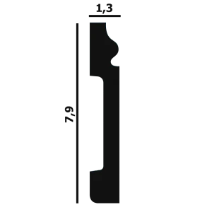 Плинтус напольный Perfect Plus P29 P29-15 7.9x2000 см, 15 шт