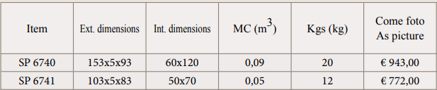 SP 6740  - SP 6741 Зеркало в багетной раме BAGNOPIU 153 см  - Вид №1