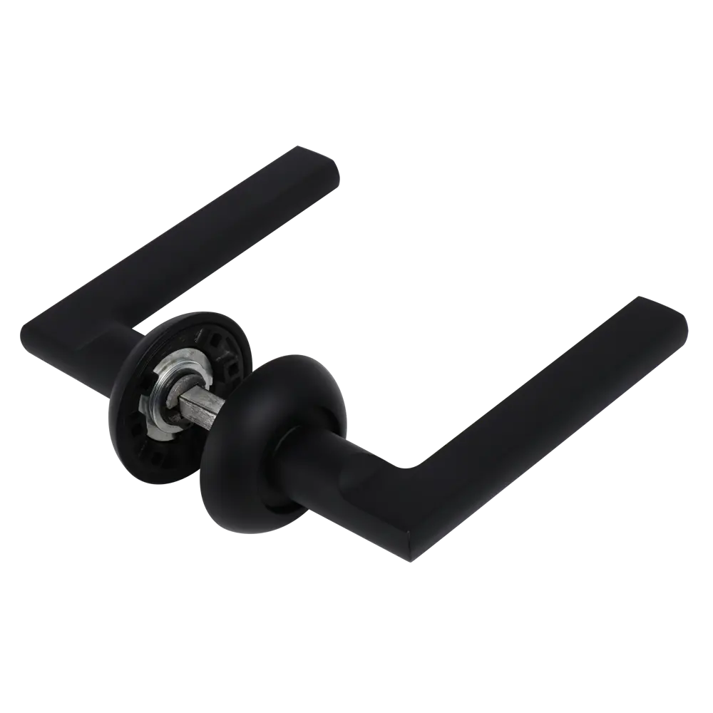 Дверные ручки Edson EDS-76H-R1 в элегантном черном исполнении 85170361 STLM-0059379