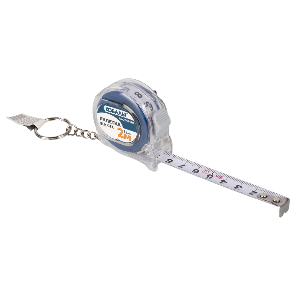 Рулетка измерительная Кобальт 248-900 с двусторонней шкалой 2м 89374064 STLM-1497635